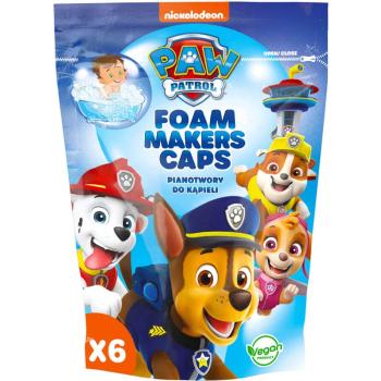 Nickelodeon Paw Patrol Foam Makers Caps pěna do koupele pro děti 6x20 g