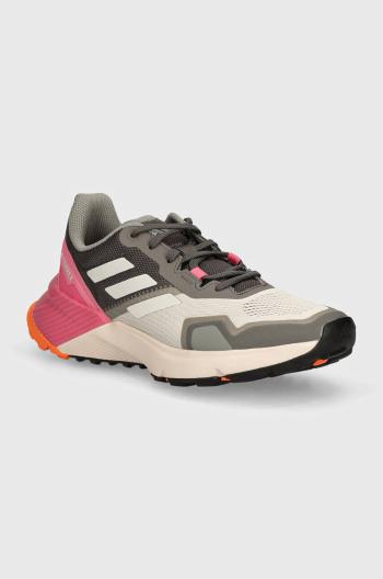 Boty adidas TERREX Soulstride dámské, šedá barva, IG8920