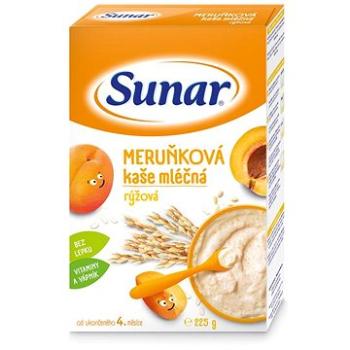 Sunar mléčná kaše meruňková rýžová 225 g (8592084409586)