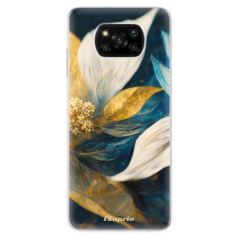 Odolné silikonové pouzdro iSaprio - Gold Petals - Xiaomi Poco X3 Pro / X3 NFC