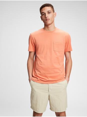 Oranžové pánské tričko ss pkt
