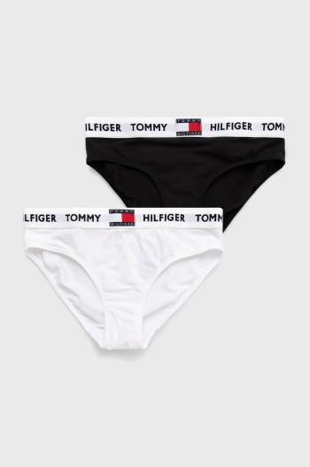 Dětské kalhotky Tommy Hilfiger 2-pack černá barva