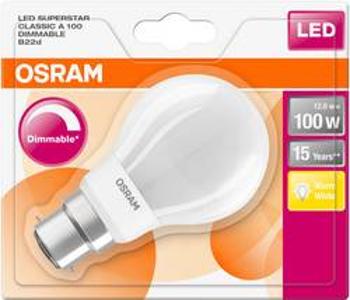 LED žárovka OSRAM 4058075289062 230, B22d, 12 W, teplá bílá, A++ (A++ - E), tvar žárovky, 1 ks