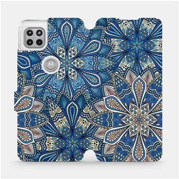 Flipové pouzdro na mobil Motorola Moto G 5G - V108P Modré mandala květy (5903516573820)