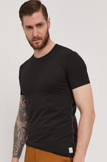 Tričko PS Paul Smith pánské, černá barva, hladké