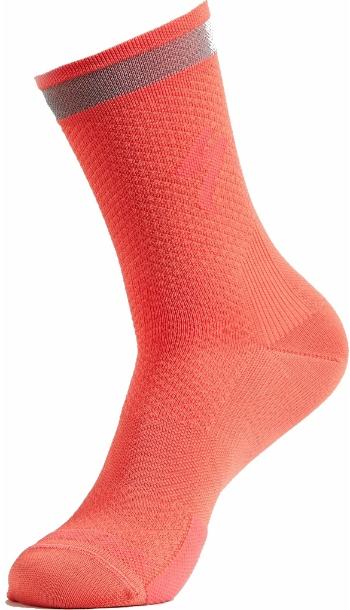 Specialized Soft Air Reflective Tall Sock - vivid coral 43-45