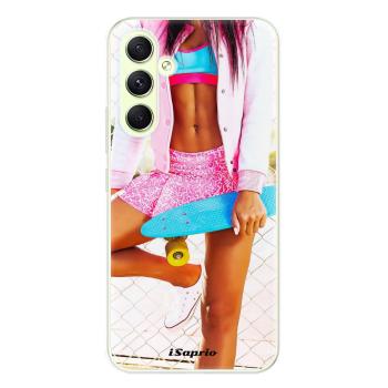 Odolné silikonové pouzdro iSaprio - Skate girl 01 - Samsung Galaxy A54 5G