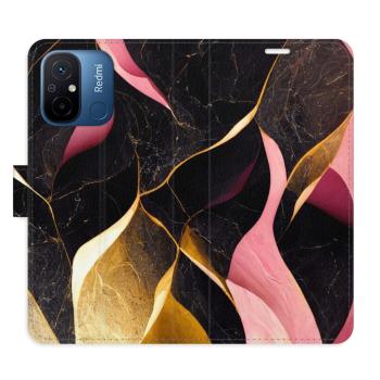 Flipové pouzdro iSaprio - Gold Pink Marble 02 - Xiaomi Redmi 12C