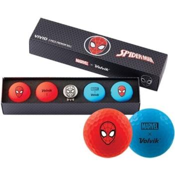 VOLVIK MARVEL SPIDER MAN Sada golfových míčků, modrá, velikost UNI