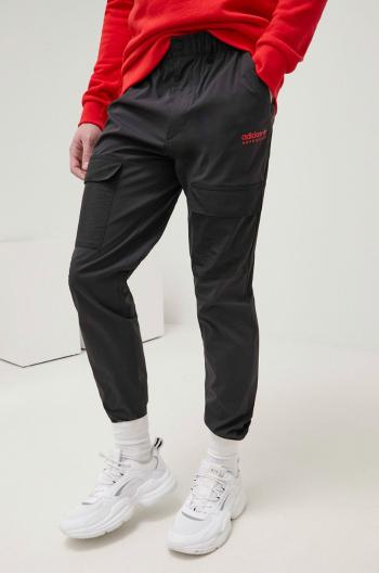 Kalhoty adidas Originals HF4799 pánské, černá barva, jogger
