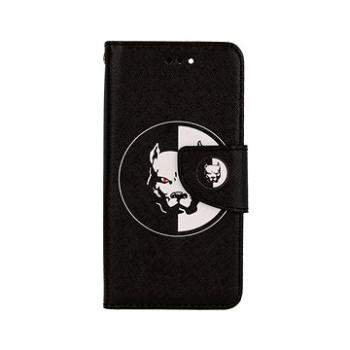 TopQ iPhone SE 2020 knížkové Černobílý pitbull 62543 (Sun-62543)