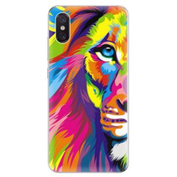 Odolné silikonové pouzdro iSaprio - Rainbow Lion - Xiaomi Mi 8 Pro