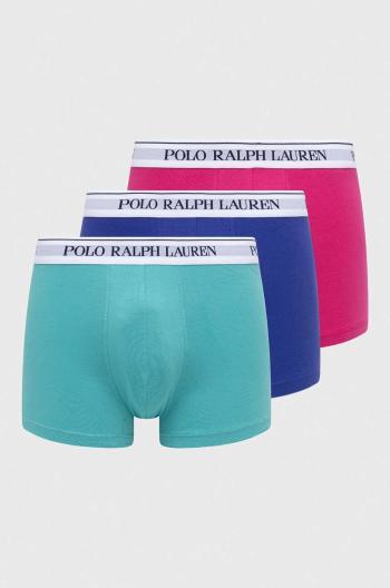 Boxerky Polo Ralph Lauren 3-pack pánské, fialová barva, 714830299