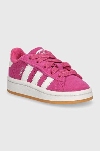 Dětské sneakers boty adidas Originals CAMPUS 00s CF EL růžová barva, JH6326