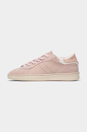 Semišové sneakers boty Filling Pieces Frame Suede růžová barva, 71722791898