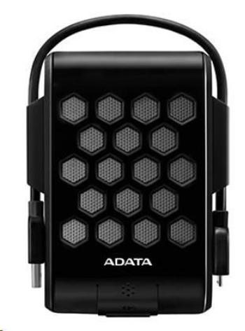 ADATA Externí HDD 2TB 2, 5\" USB 3.2, DashDrive™ Durable HD720, G-sensor, černý, (gumový, vodě/nárazu odolný)