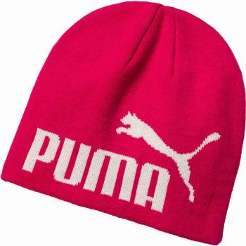 Puma ESS BIG CAT BEANIE JNR Juniorská zimní čepice, růžová, velikost UNI