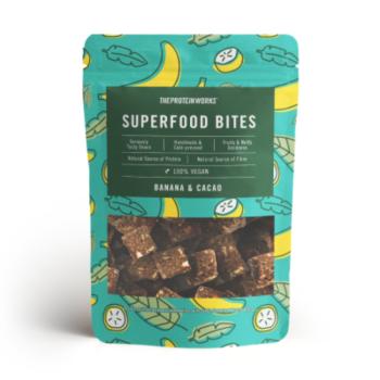 Superfood Bites 140 g banánové kakao - The Protein Works