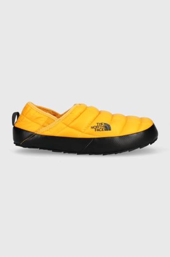Pantofle The North Face Men S Thermoball Traction Mule V oranžová barva