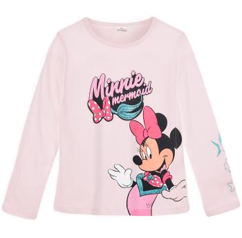 Dívčí tričko z BIO bavlny DISNEY MINNIE MERMAID růžové Velikost: 128
