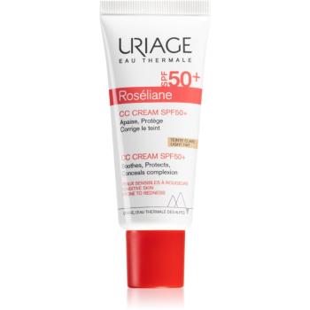 Uriage Roséliane CC Cream SPF 50+ CC krém proti začervenání pleti SPF 50+ odstín Light Tint 40 ml