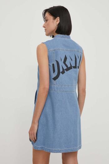 Džínové šaty Dkny mini, D2A4BX52