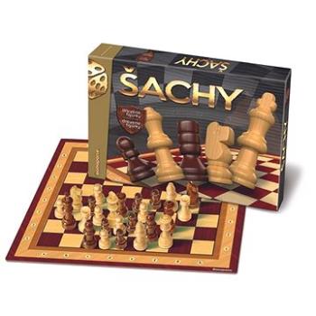 Šachy dřevěné figurky společenská hra (8592190120443)