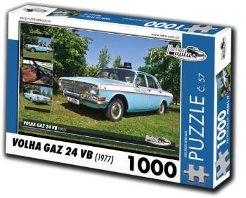 RETRO-AUTA Puzzle č. 57 Volha Gaz 24 VB (1977) 1000 dílků