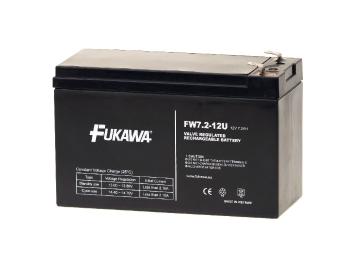 FUKAWA akumulátor FW 7,2-12 F2U (12V; 7,2Ah; faston F2-6,3mm; životnost 5let)