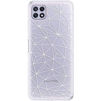 iSaprio Abstract Triangles 03 - white pro Samsung Galaxy A22 5G (trian03w-TPU3-A22-5G)