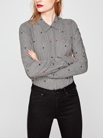 Pepe Jeans dámská košile Arizona s drobným vzorem - S (0AA)