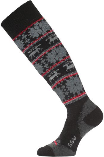 Lasting SSW 903 černá merino ponožky lyžařské Velikost: (42-45) L ponožky