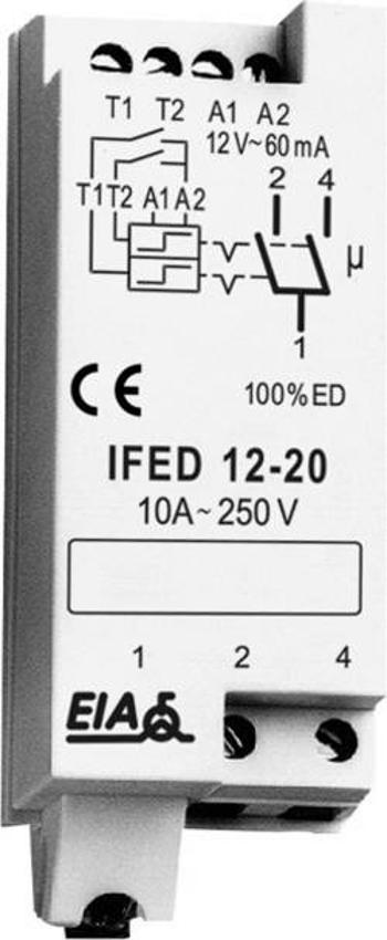 Instalace dálkový spínač s monostabilního relé 10 A / 250 V AC Eltako IFED12-20, 230 V, 10 A, 2 spínací kontakty