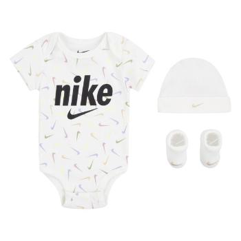 Nike everyone from day one hat/bodysuit/bootie 3pc box set 0-6m