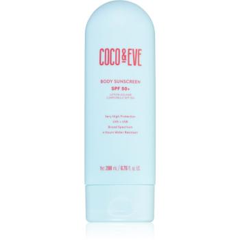 Coco & Eve SPF 50+ Body Sunscreen lehký ochranný fluid SPF 50+ 200 ml