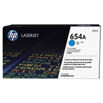 HP CF331A - originální toner HP 654A, azurový, 15000 stran