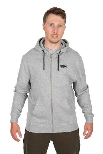 Spomb Rybářská Mikina Grey Zipped Hoody - XXL