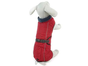 Vsepropejska Pet&Posh outdoorová bunda pro psa Barva: Červená, Délka zad (cm): 44, Obvod hrudníku: 40 - 52 cm