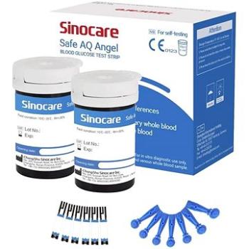 SINOCARE Set 50 náhradních proužků + 50 lancet pro Safe AQ Angel (6934175038794)