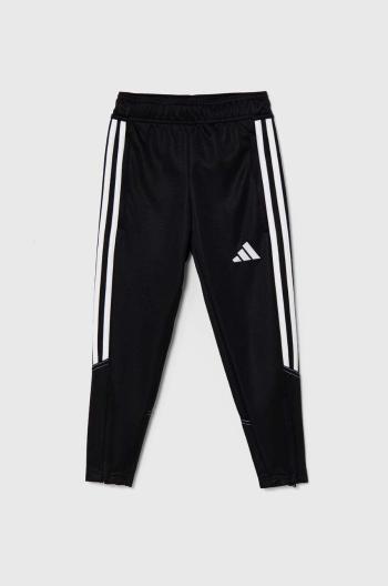 Dětské tepláky adidas Performance TIRO23 CBTRPNTY černá barva, s aplikací, HS3620