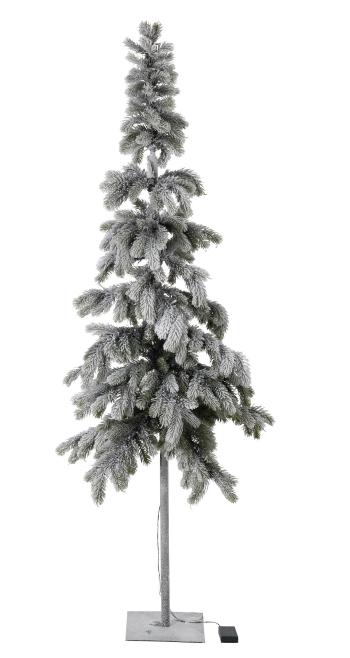 Vánoční zasněžený stromek s led světýlky Snowy - 85*180 cm 97431