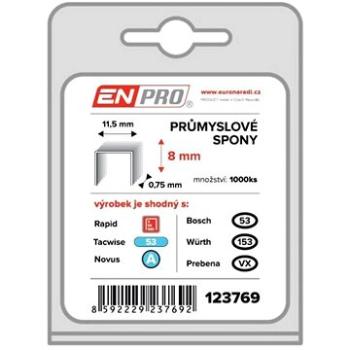 Spony PROFI, 530/08 mm, 1000 ks, ENPRO (123769)