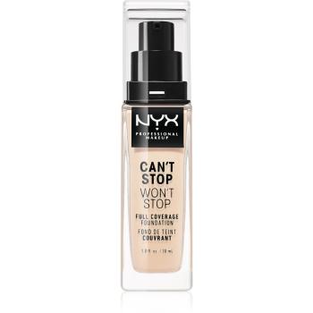 NYX Professional Makeup Can't Stop Won't Stop Full Coverage Foundation vysoce krycí make-up odstín 03 Porcelain 30 ml