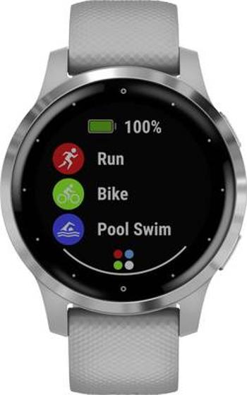 Chytré hodinky Garmin vivoactive 4 Small Powder Gray/Stainless