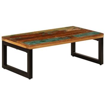 Konferenční stolek 100x50x35cm masivní recyklované dřevo a ocel (247338)