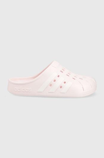 Pantofle adidas Adilette dámské, růžová barva