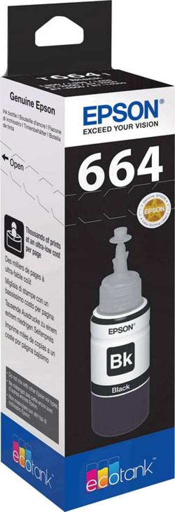 Epson Ink refill T6641 originál černá C13T66414010