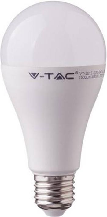 LED žárovka V-TAC 4458 240 V, E27, 17 W = 100 W, studená bílá, A+ (A++ - E), tvar žárovky, nestmívatelné, 1 ks