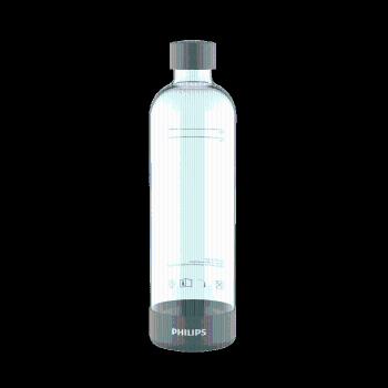Philips karbonizační lahev ADD911GR, 1l, šedá, 2 ks