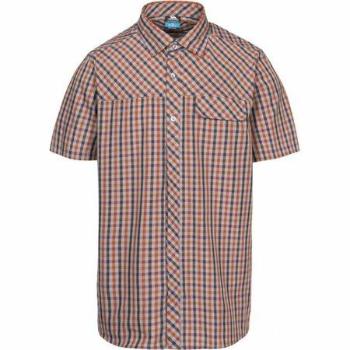 Trespass Pánská košile Juba, bt, orange, check, XL